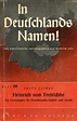 HEINRICH VON TREITSCHKE, EIN VORKÄMPFER FÜR DEUTSCHLANDS EINHEIT UND ...