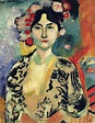 Henri Matisse. Portrait of a woman with flowers in her hair | Matisse ...