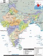 Detailed Political Map Of India - Draw A Topographic Map