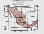 Mapa De Mexico Con Coordenadas Geograficas Mapa Geografico De Mexico ...