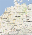 Dresden on Map of Germany