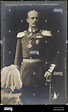 AK Großherzog Friedrich Franz IV von Mecklenburg-Schwerin, Federhelm Stockfotografie - Alamy