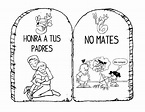 Qué hacemos hoy?: MANUALIDADES BIBLICAS / LOS 10 MANDAMIENTOS DIBUJOS ...