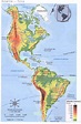 Mapa de America - Mapa Físico, Geográfico, Político, turístico y Temático.