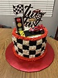 Two Fast Race car cake | Race car birthday party, 2nd birthday party ...