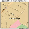 East Cleveland Ohio Street Map 3923380