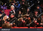 Berlin, Germany - February 16, 2018: Crowd of paparazzi waiting for ...