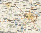 Augsburg Karte Stadt Region | Karte von Deutschland Stadt Regionalen ...