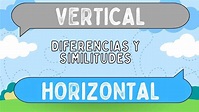 Diferencias entre vertical y horizontal