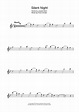 Silent Night Sheet Music | Traditional Carol | Flute Solo