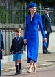 Prince William, Princess Kate and kids coordinate in royal blue for ...