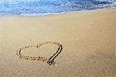 heart, Beach, Coast, Love, Sea, Romance, Romantic, Sand, Shapes, Shore ...