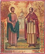 Saints Cosmas and Damian | Antiques & Collectibles Paretski