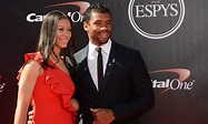Russell Wilson’s sister Anna shows off her football skills in Seattle