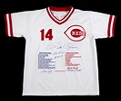 PETE ROSE SIGNED REDS JERSEY