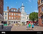 Market Place, Nuneaton, Warwickshire, England, United Kingdom Stock ...