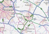 Mapa MICHELIN Coventry - mapa Coventry - ViaMichelin
