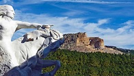 A brief look at the Crazy Horse Memorial taking shape in South Dakota