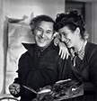 Marc Chagall with his daughter Ida, New York, 1946. ~via Arte Moderna ...