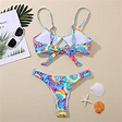 ZODOF Mujer Bikinis Brasileños Tanga Push Up Playa Bañadores De Mujer ...