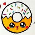Cookies fofo Kawaii 💜 | Bonitos desenhos fáceis, Desenhos kawaii ...