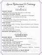 Menu for Lucca Restaurant in Taylor, Pennsylvania, United States