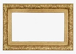 Wooden Border Frames Png Free Images - Long Wide Gold Frame ...