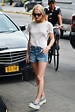 KATE BOSWORTH in Denim SHorts Out in New York 08/02/2016 – HawtCelebs