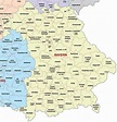 Mapa da Baviera - Alemanha Online