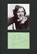 Gracie Allen Autograph | signed cards / album pages