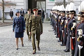 Grand Duke Meets 10 Luxembourg Cadets at Royal Military Academy in Brussels