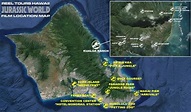 A map which shows all the filming locations on the island of Oahu! : r ...