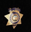Kern County Deputy Sheriff 7 point star badge, #S150; hallmarked