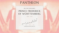 Prince Frederick of Württemberg Biography - German prince (1808–1870 ...
