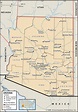 Geography Blog: Map of Arizona