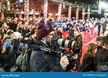 Crowd of Paparazzi Waiting for Celebrities at Berlinale Editorial Image ...