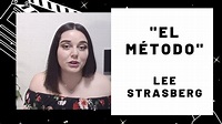 Actuación de "El Método" Lee Strasberg || Técnicas de actuación - YouTube