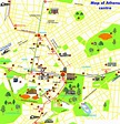 Map of Athens - TravelsFinders.Com