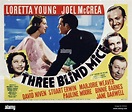 Tres Ratones Ciegos - póster de película Fotografía de stock - Alamy