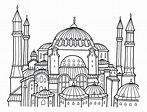 Hagia Sophia Drawing at PaintingValley.com | Explore collection of ...