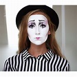 Mime halloween makeup and costume - By Somilk [Mimer/clown/cirque look ...