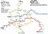 Seville metro map