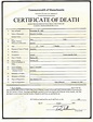 ️Free Printable Certificate of Death Sample Templates ️