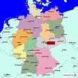 StepMap - Wo ist Weimar? - Landkarte für Deutschland