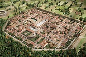 The layout of an ancient Roman town [2500x1666] (x-post /r/papertowns ...