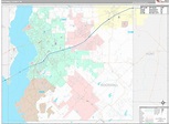Rockwall County, TX Wall Map Premium Style by MarketMAPS