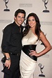 Brandon Beemer and Nadia Bjorlin arriving at the Daytime Emmy Nominees ...