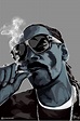 Snoop Dog Framed Art Print by Mokrane Houssam - Vector Black - MEDIUM ...