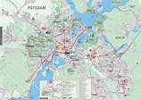 Potsdam tourist attractions map - Ontheworldmap.com
