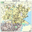 Ridgeland Mississippi Street Map 2862520